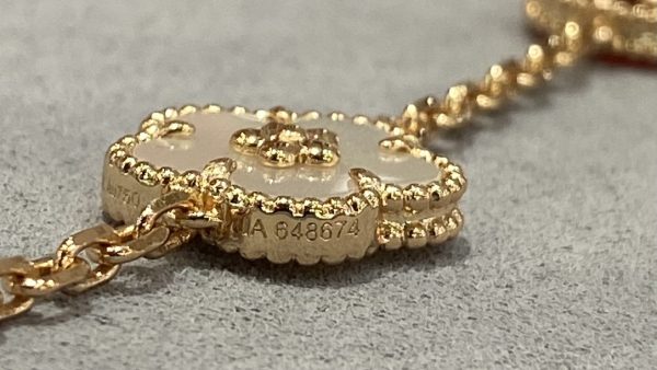Luxury Inspired Jewelry Lucky Spring Ladybug 5 Motifs Bracelet (Gold Tone) - Image 4