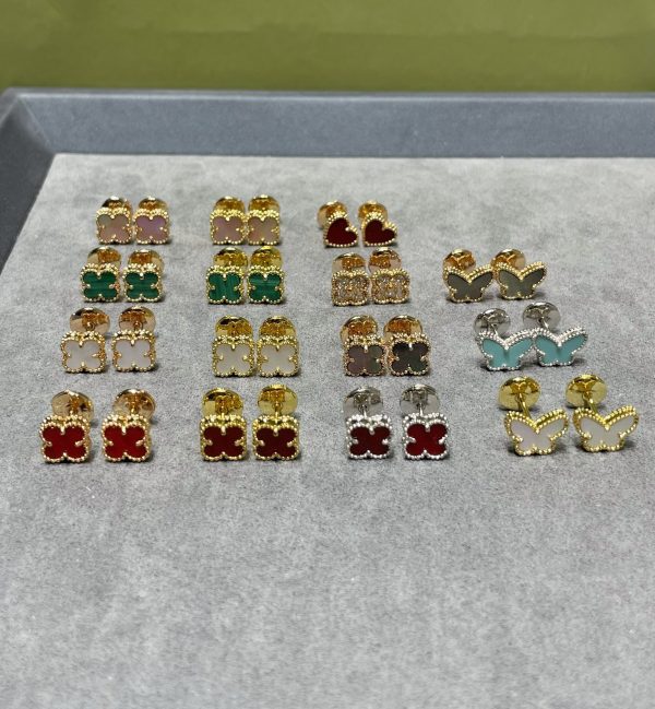 Luxury Inspired Jewelry Vintage Alhambra Earrings Collection - Image 5