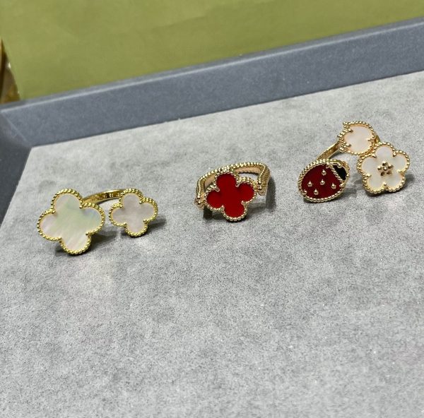Luxury Inspired Jewelry Vintage Alhambra Earrings Collection - Image 6
