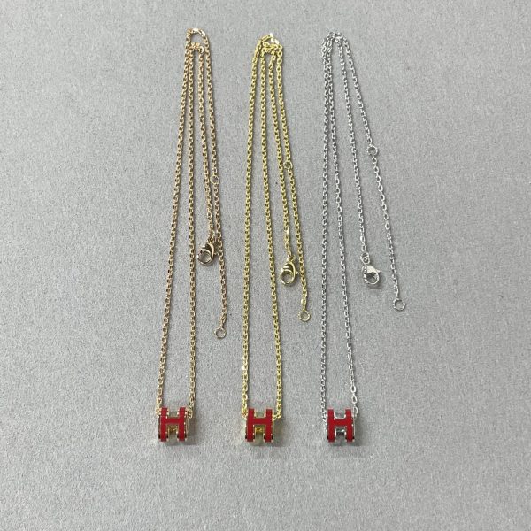H Style Inspired Jewelry Pop H Mini Pendant Necklace Collection - Image 3