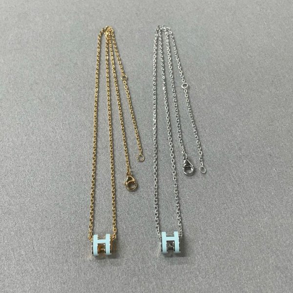 H Style Inspired Jewelry Pop H Mini Pendant Necklace Collection - Image 7