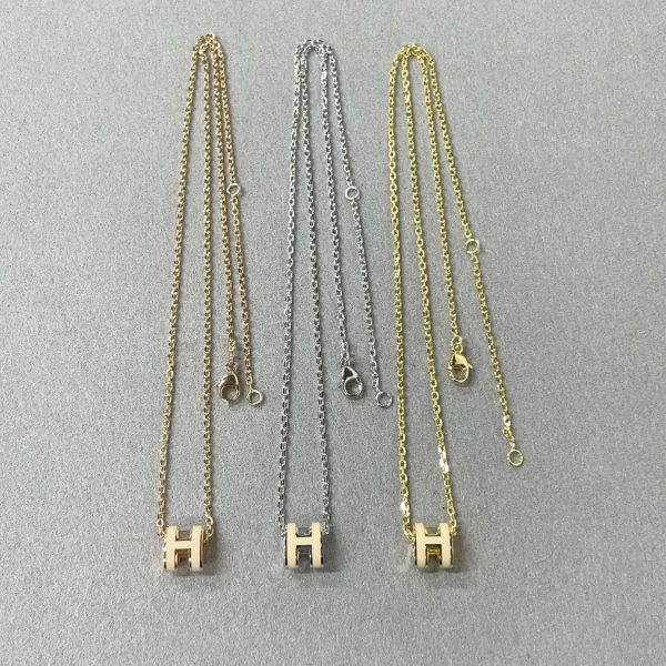 H Style Inspired Jewelry Pop H Mini Pendant Necklace Collection - Image 11
