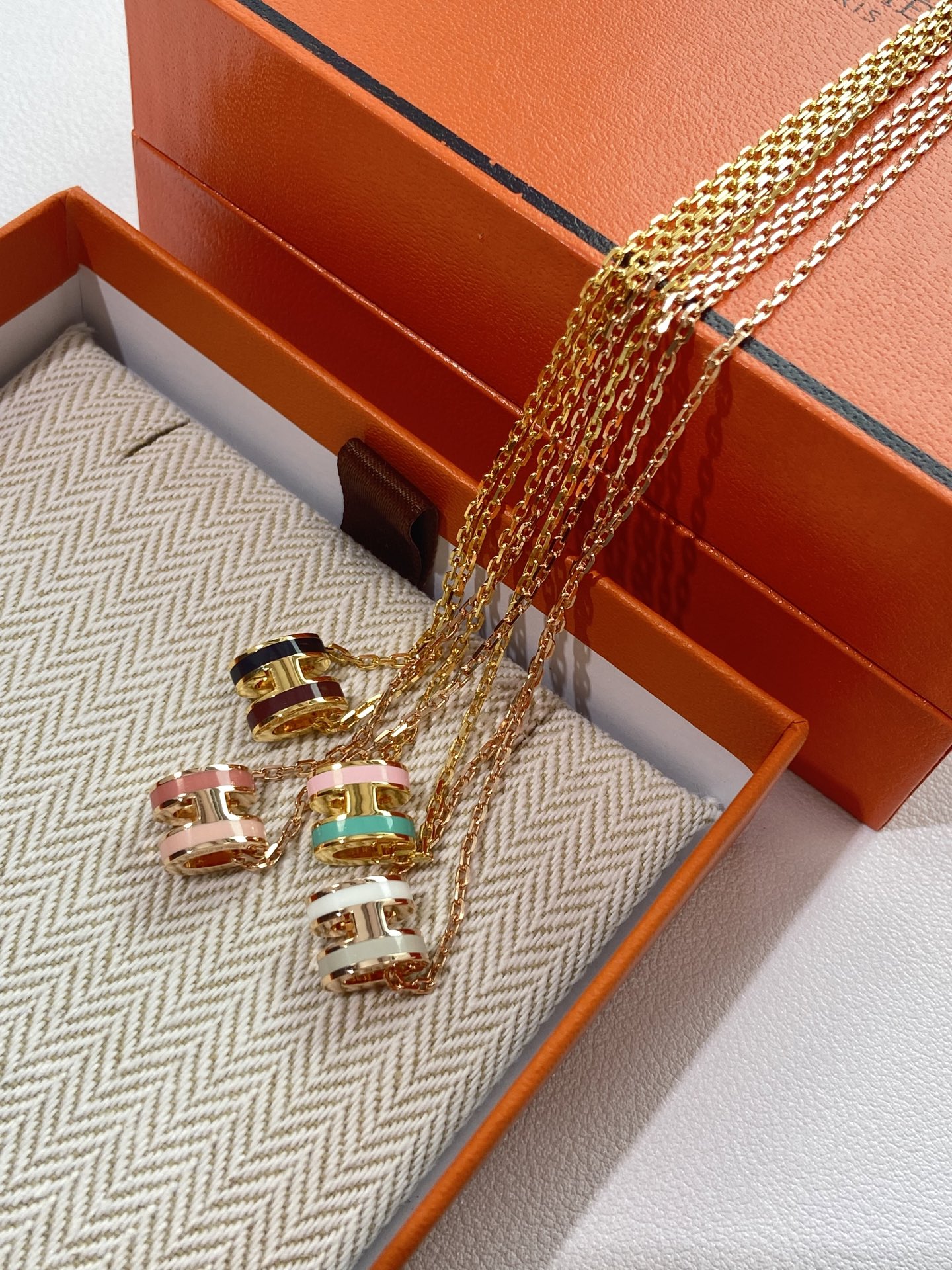 H Style Inspired Jewelry Pop H Large Pendant Necklace Collection