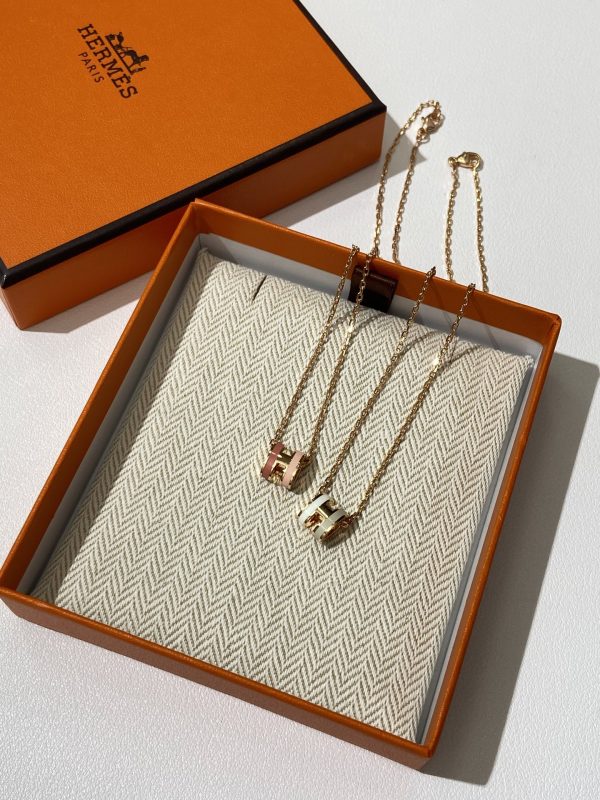H Style Inspired Jewelry Pop H Large Pendant Necklace Collection - Image 13