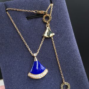 Divas' Dream Small Lapis Lazuli Pendant Necklace