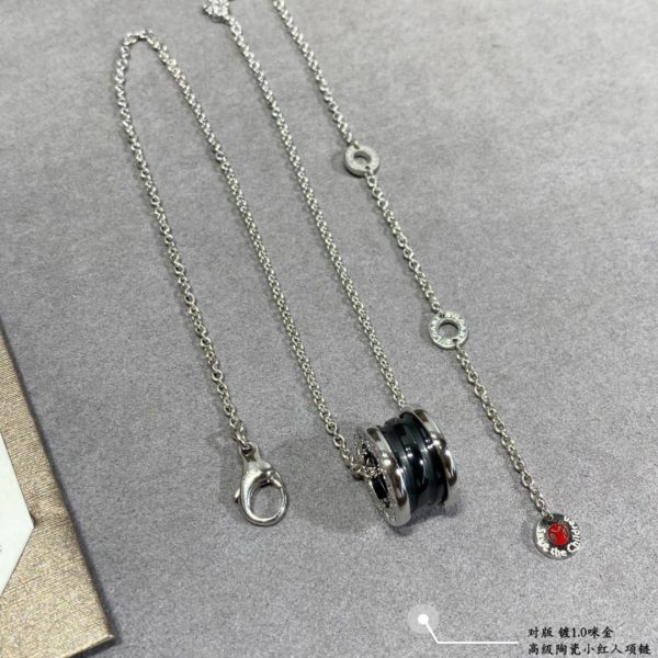 Save the Children Black Ceramic Pendant Necklace - Image 3