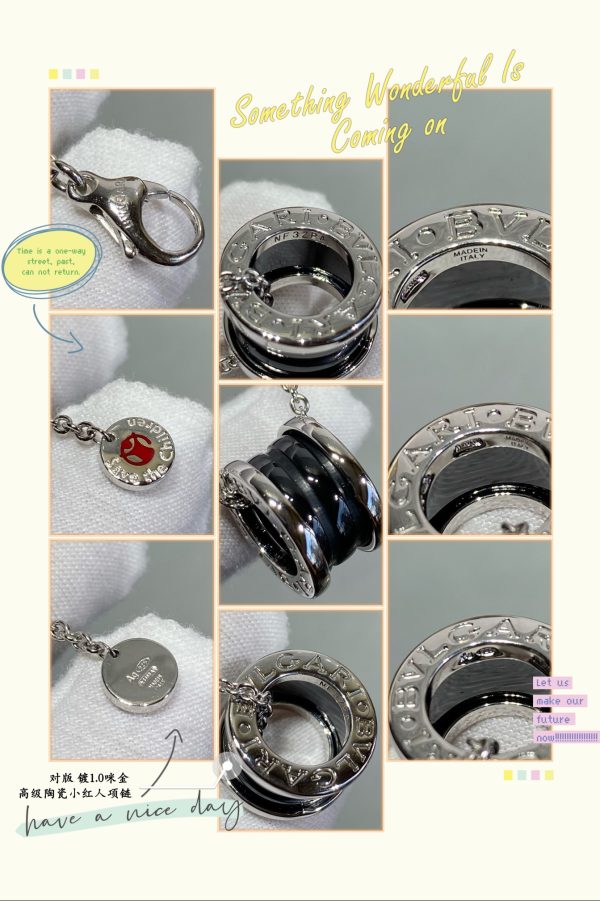 Save the Children Black Ceramic Pendant Necklace - Image 4