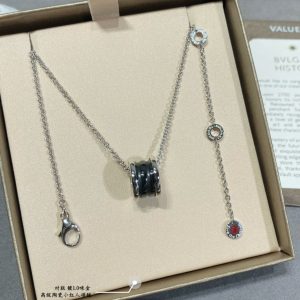 Save the Children Black Ceramic Pendant Necklace