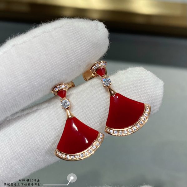 Divas' Dream Fan Drop Earrings (3 Colors) - Image 2
