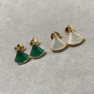 Divas' Dream Fan Stud Earrings (Premium Craftsmanship, 2 Colors)