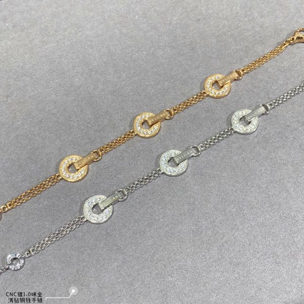 Parentesi Full Crystal Bracelet (Premium CNC Craftsmanship, 2 Finishes) - Image 2