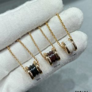 B.Zero1 Small Ceramic Pendant Necklace (Premium CNC Craftsmanship, 3 Colors)