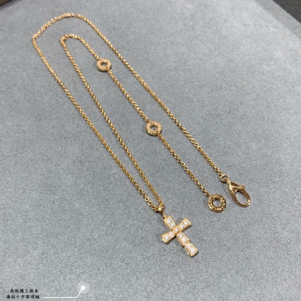Full Crystal Cross Pendant Necklace (Premium Craftsmanship, 2 Finishes) - Image 2