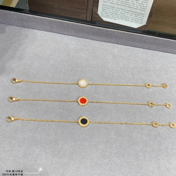 Italian Luxury Jewelry Double-Sided Rotating Gemstone Disc Bracelet (Premium CNC Craftsmanship, 3 Variations) - Image 3