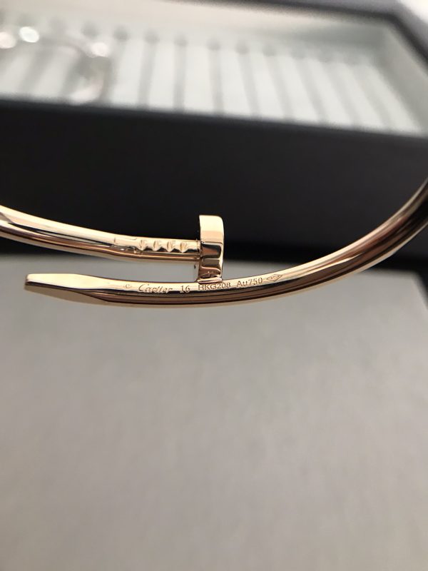 Screw Motif Jewelry Juste un Clou Plain Bangle (Premium Version, 3 Finishes) - Image 5