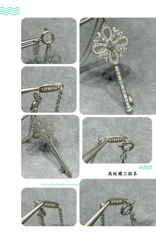New York Style Jewelry Enchant Key Pendant Necklace (Premium S925 Version, 2 Finishes) - Image 5