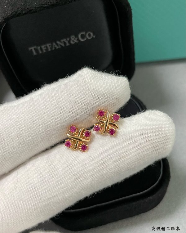 New York Style Jewelry Knot Stud Earrings (Premium Two-Tone Version, 2 Stone Options) - Image 3