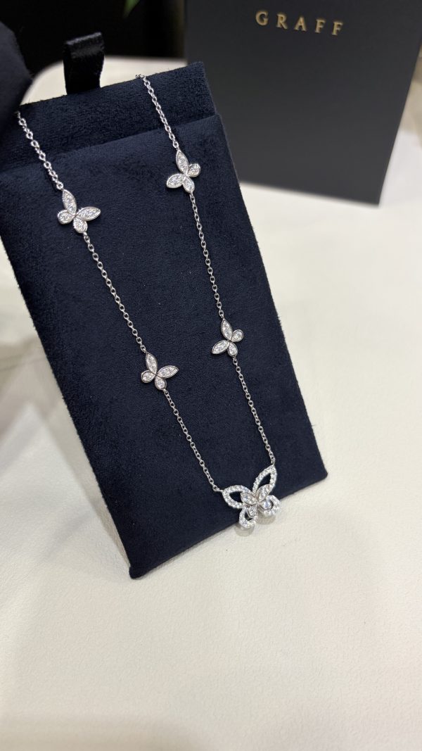 Butterfly Silhouette Multi-Motif Pendant Necklace (Premium Version) - Image 2