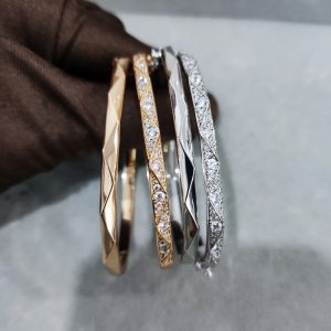 Fine Jewelry Inspired Spira Diamond Bangle (Premium Version, Rose Gold & White Gold Finishes)