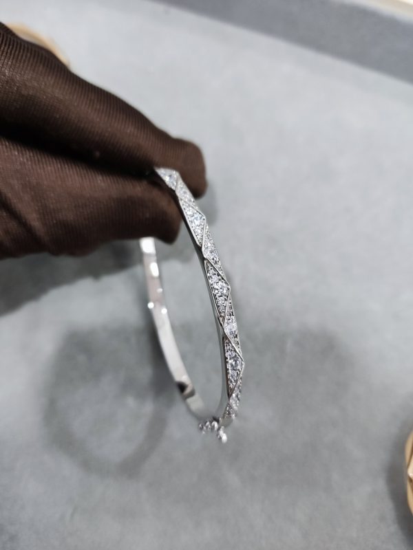 Fine Jewelry Inspired Spira Diamond Bangle (Premium Version, Rose Gold & White Gold Finishes) - Image 6