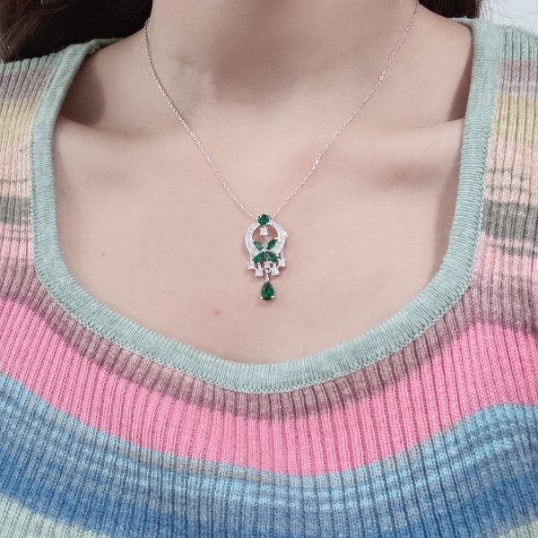 Fine Jewelry Inspired Butterfly Tassel Pendant Necklace (Premium Version, 4 Color Variations) - Image 8